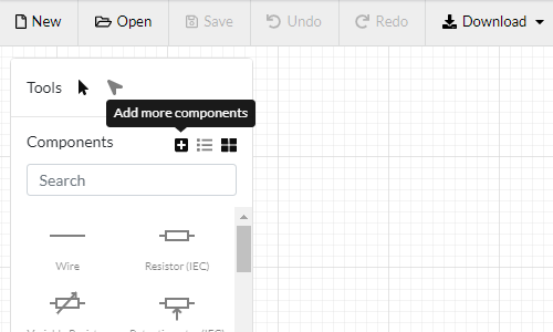 Add more components