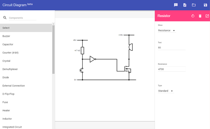 Circuit Diagram Web Editor